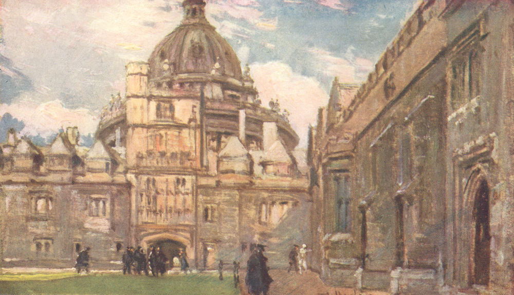 OXFORD. Radcliffe Library, Camera Bodleiana, from Brasenose College Quad 1903